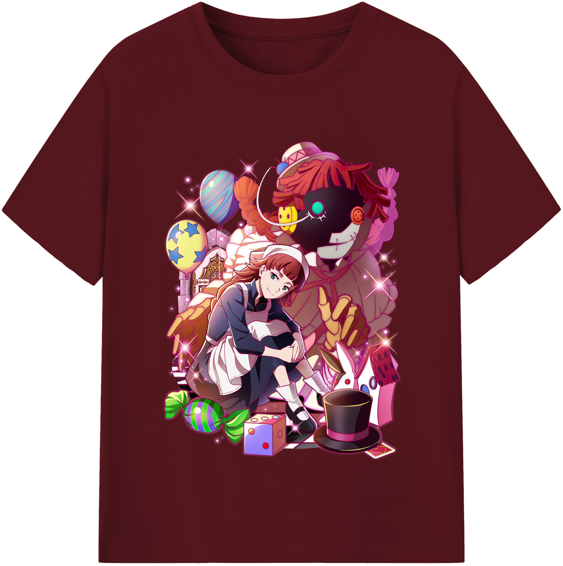 （画像用） 文豪ストレイドッグス Bungo Stray Dogs 綿100％半袖Tシャツ（フロントプリント）